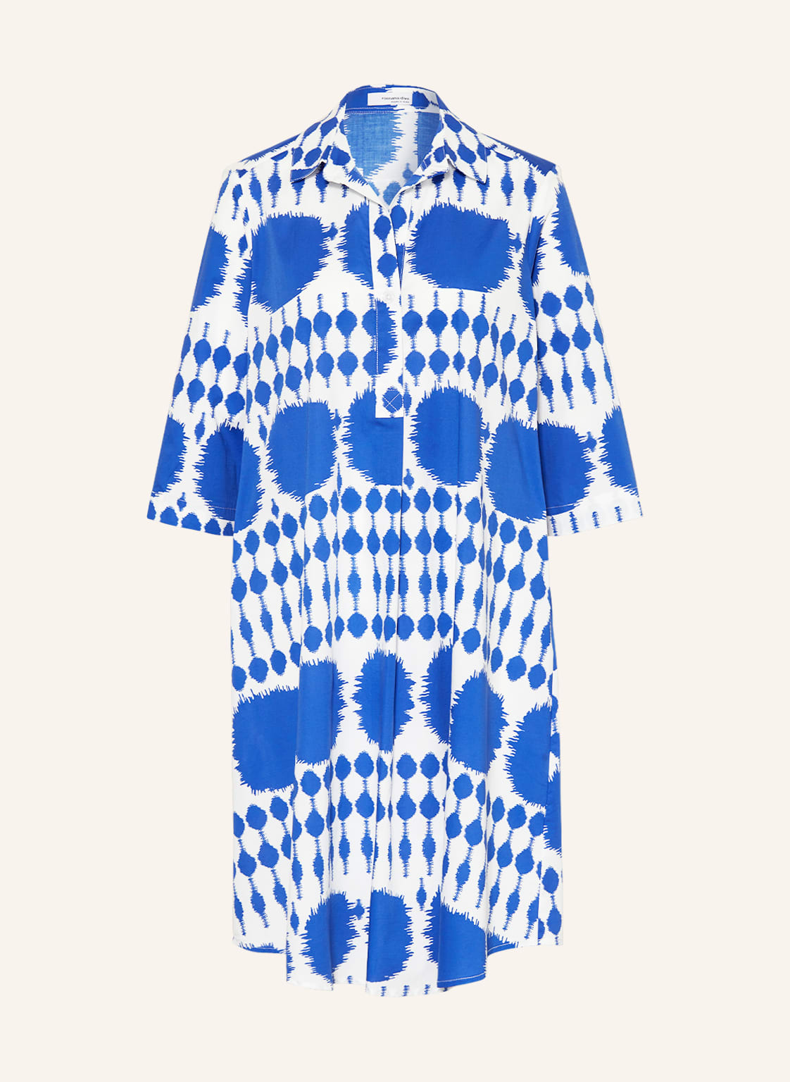 Image of Rossana Diva Kleid Mit 3/4-Arm blau