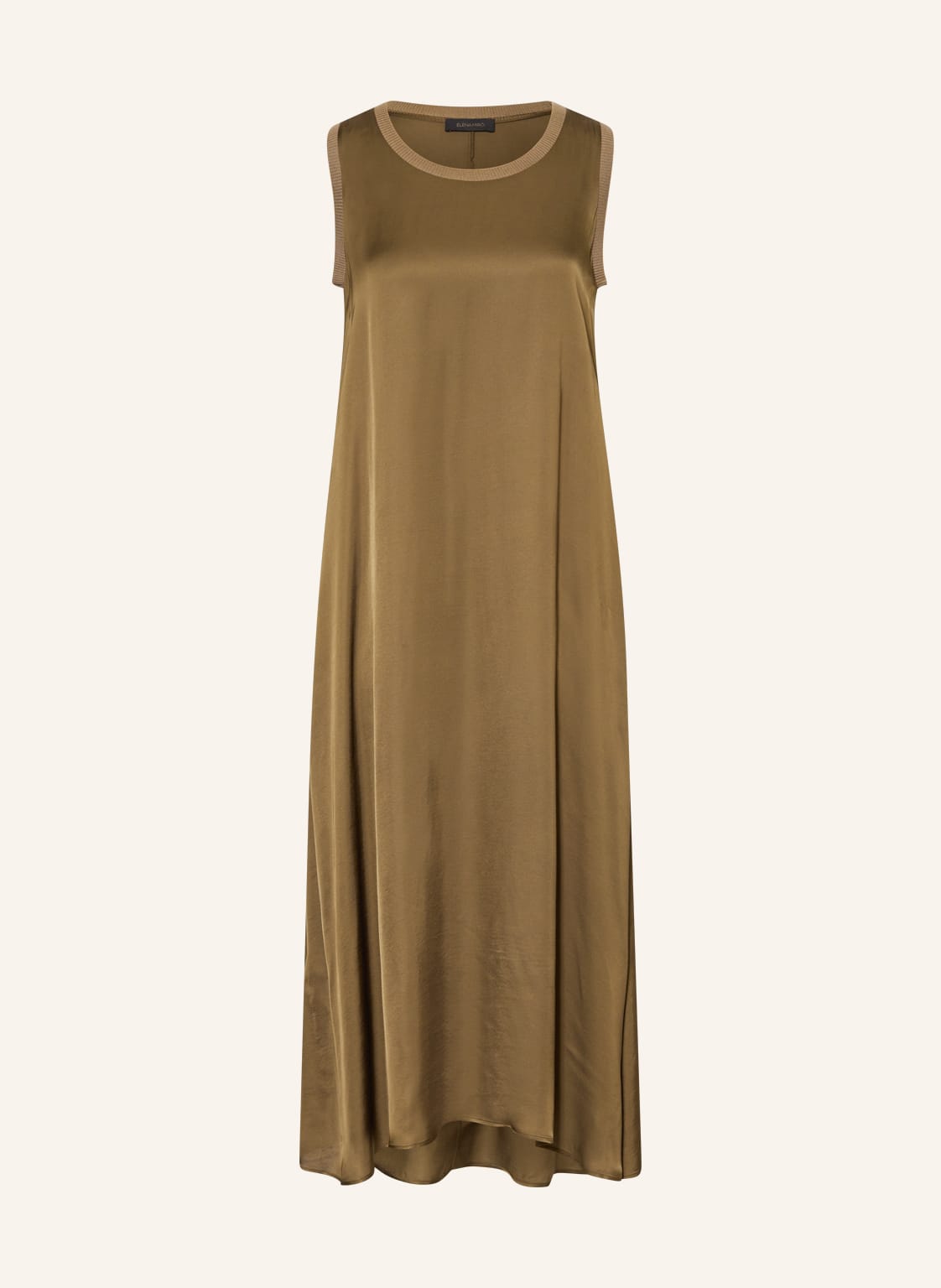 Image of Elena Miro Satinkleid gruen