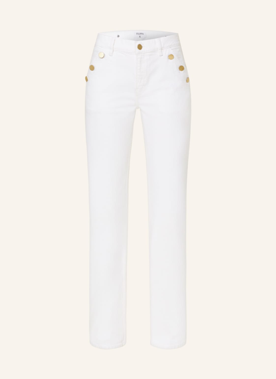 Image of Filippa K Straight Jeans weiss
