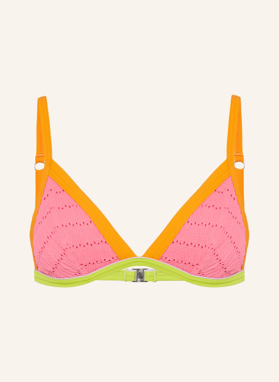 Image of Banana Moon Bralette-Bikini-Top Habancolor Taneo pink