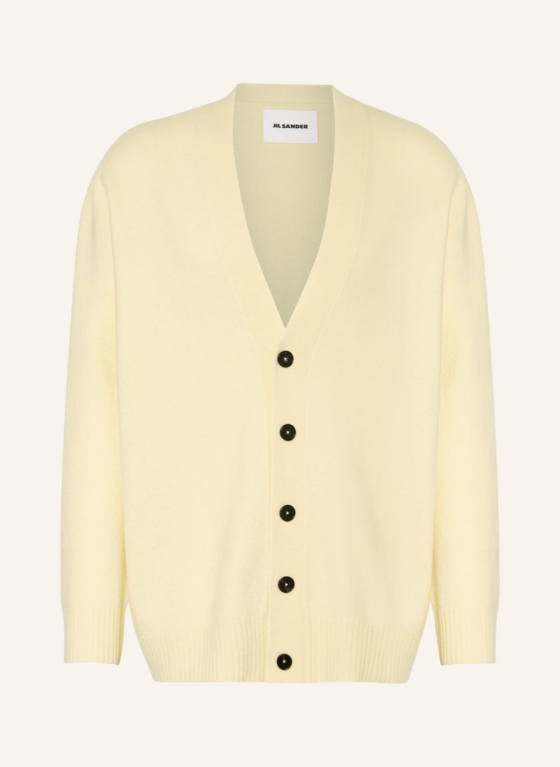 Image of Jil Sander Strickjacke gelb