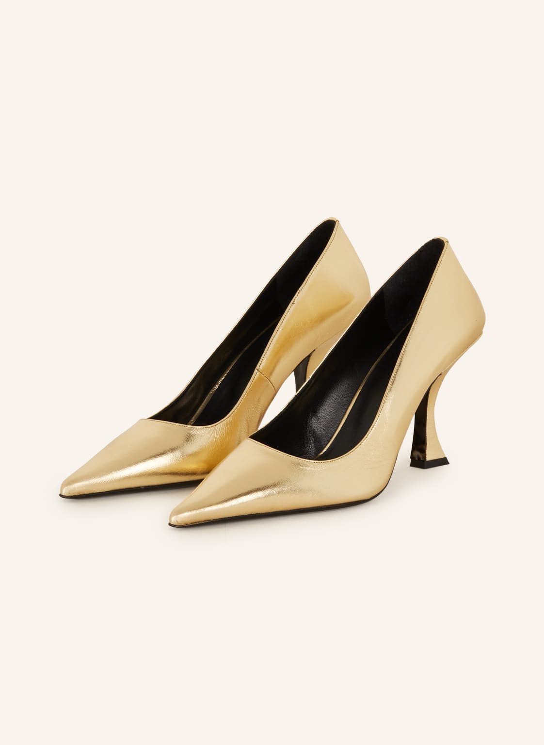 Image of By Far Pumps Viva gold