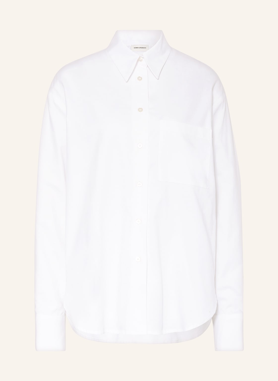 Image of Hey Soho Oversized-Hemdbluse Smilla weiss