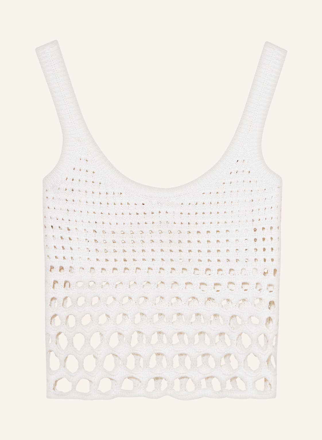 Image of Chloé Stricktop Aus Seide weiss