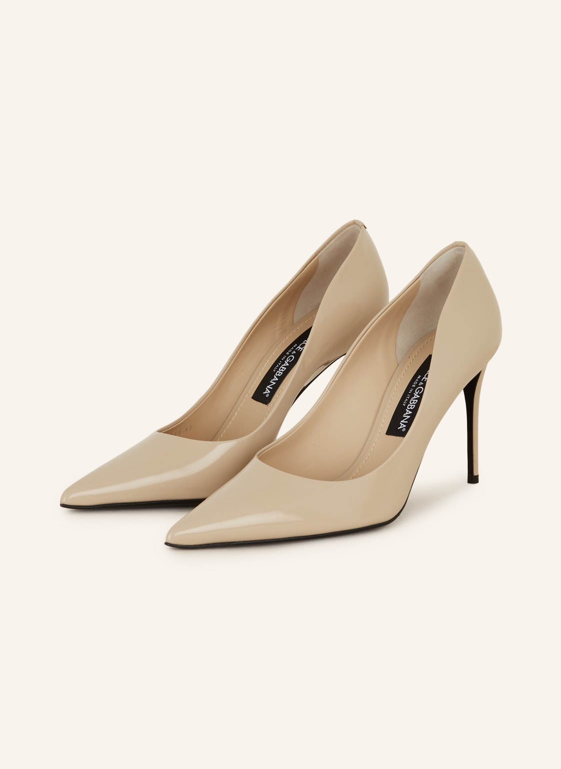 Image of Dolce & Gabbana Lackpumps beige