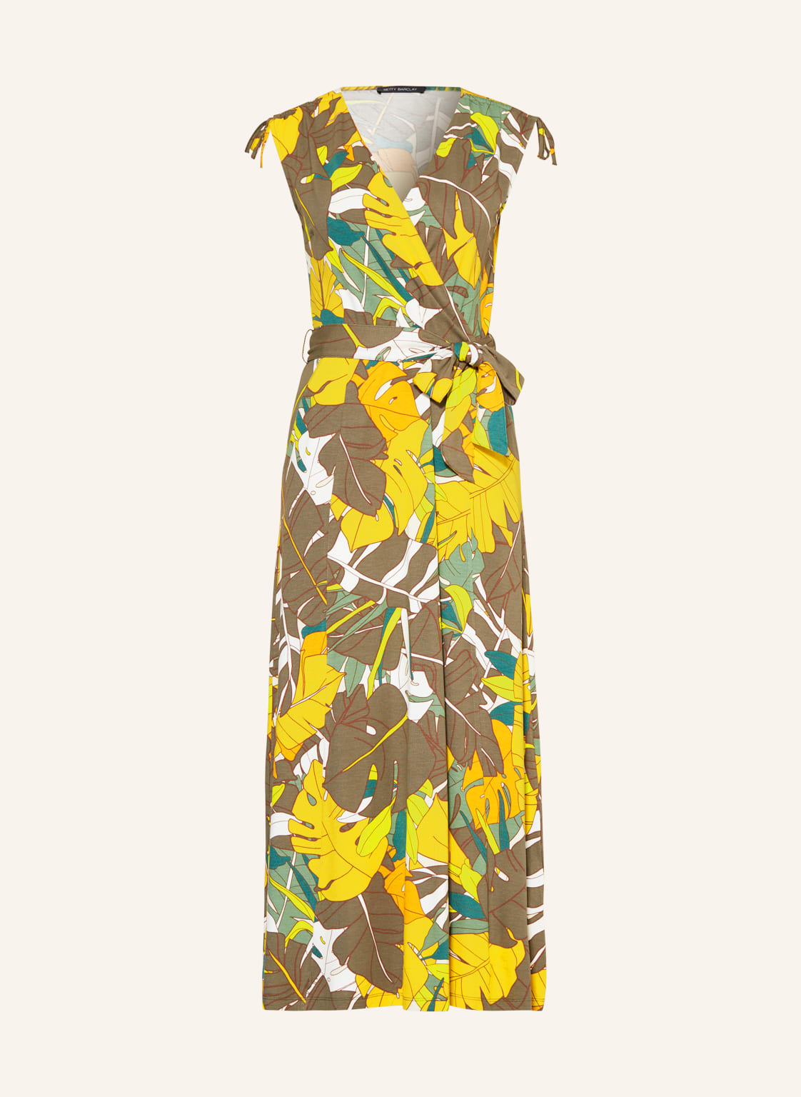 Image of Betty Barclay Jerseykleid In Wickeloptik gruen