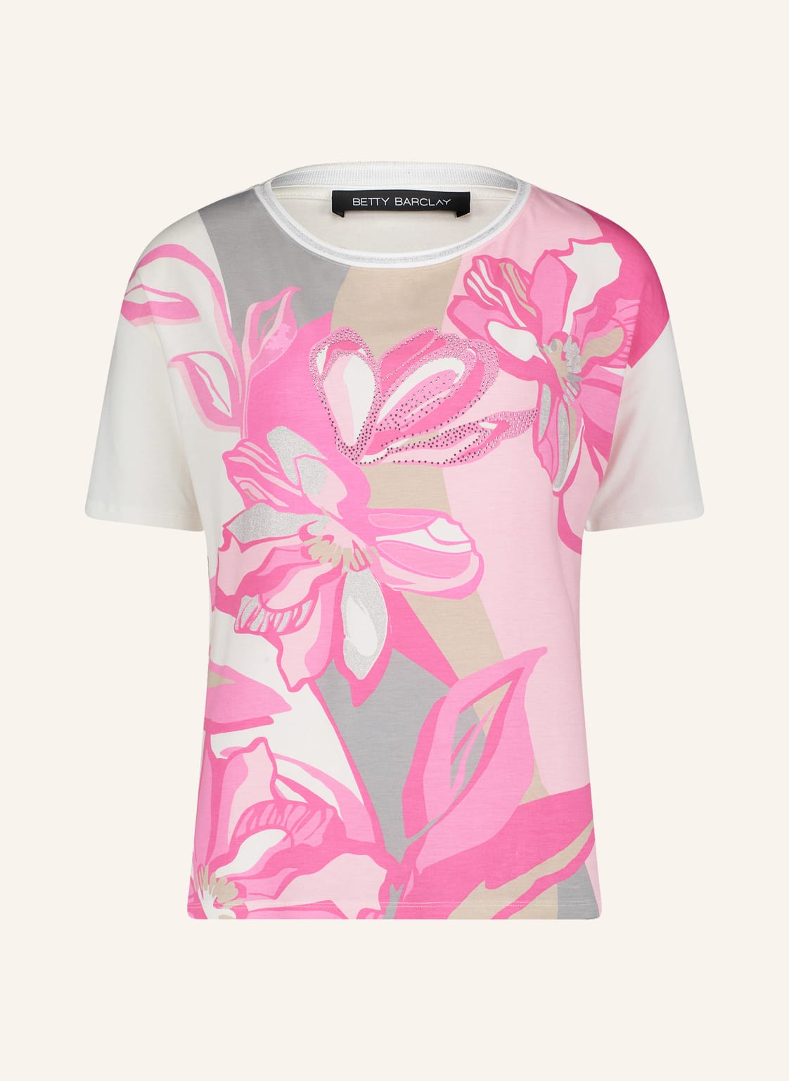 Image of Betty Barclay T-Shirt Mit Schmucksteinen rosa