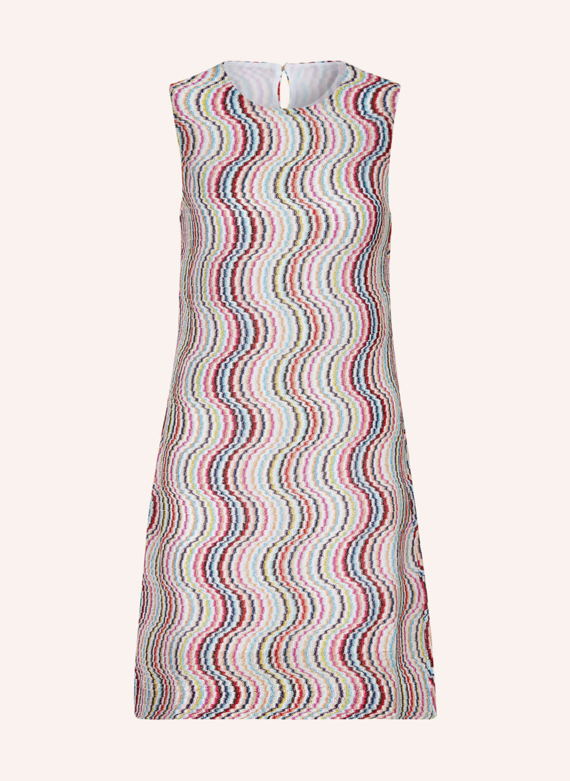 Image of Missoni Strickkleid Mit Glanzgarn pink