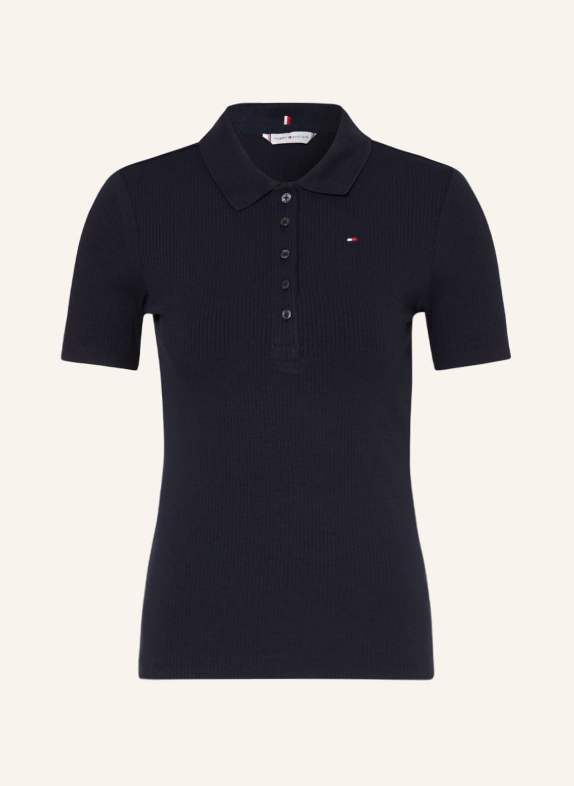 Image of Tommy Hilfiger Jersey-Poloshirt blau