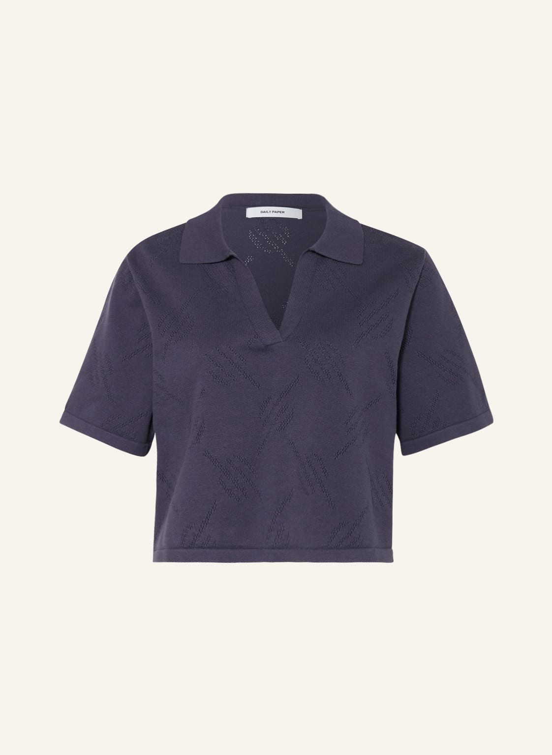 Image of Daily Paper Cropped-Shirt Repatty grau