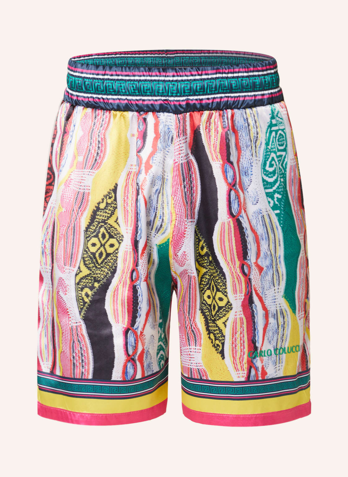 Image of Carlo Colucci Satinshorts pink