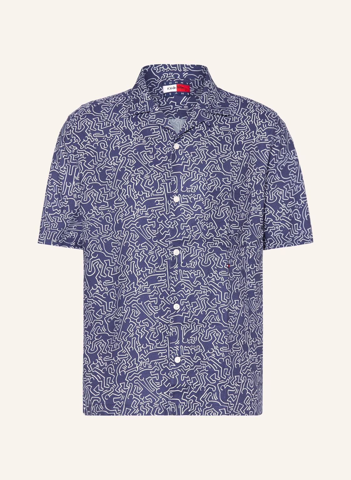 Image of Tommy Jeans Resorthemd Comfort Fit blau