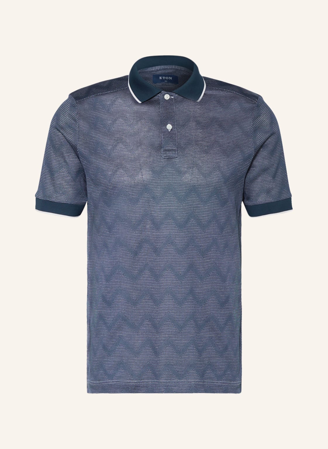 Image of Eton Poloshirt Slim Fit blau