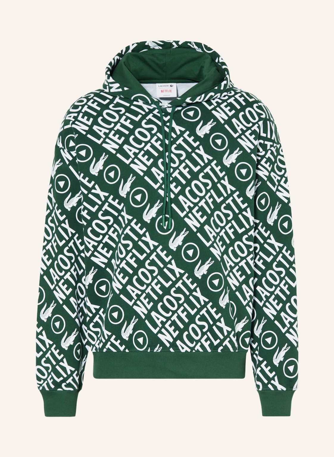 Image of Lacoste Hoodie gruen