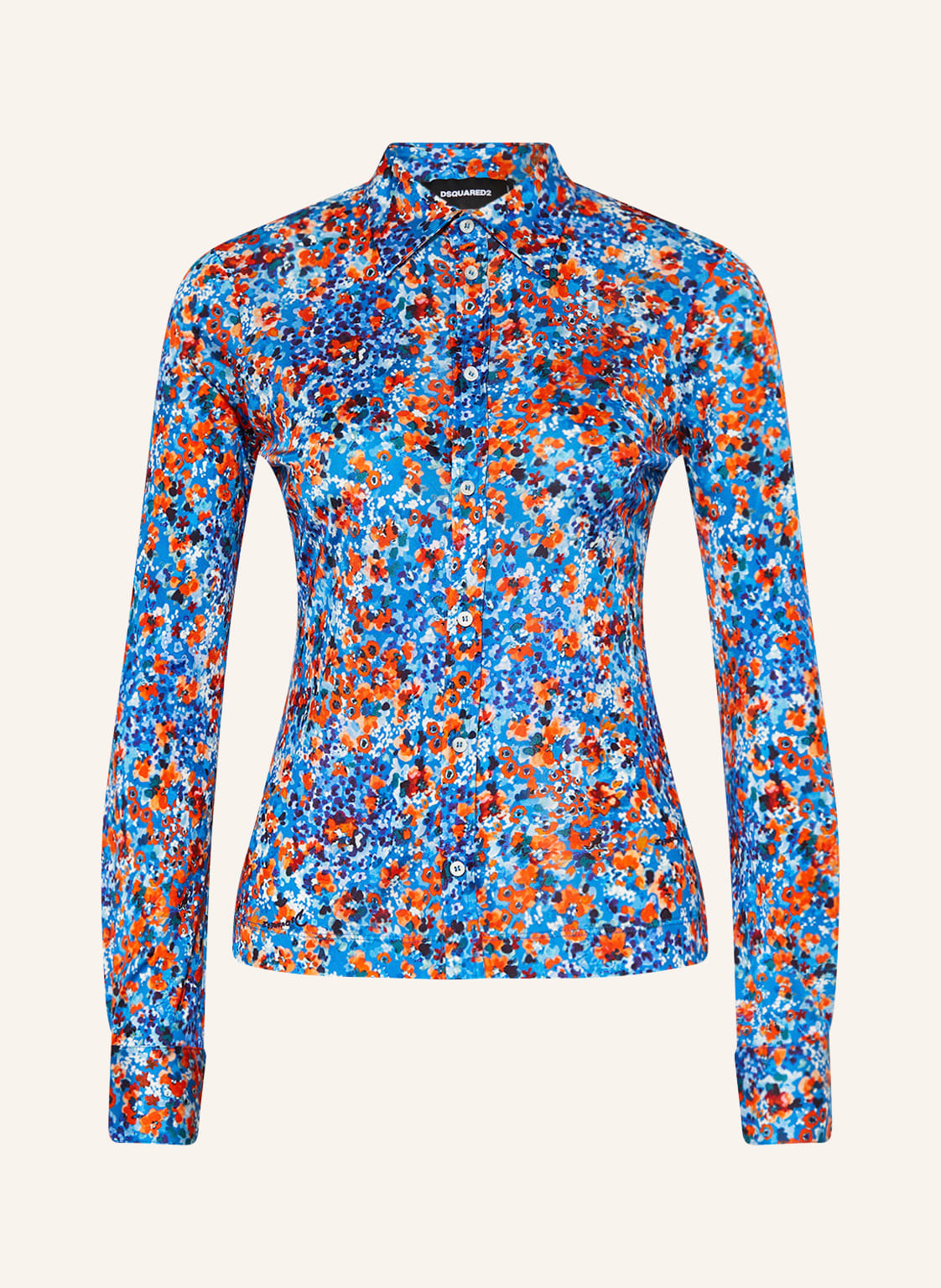 Image of dsquared2 Hemdbluse Jersey blau