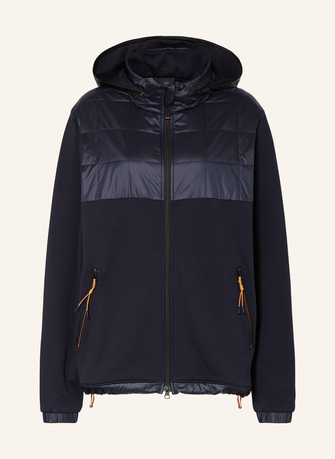 Image of Fire+Ice Hybrid-Sweatjacke Bado blau