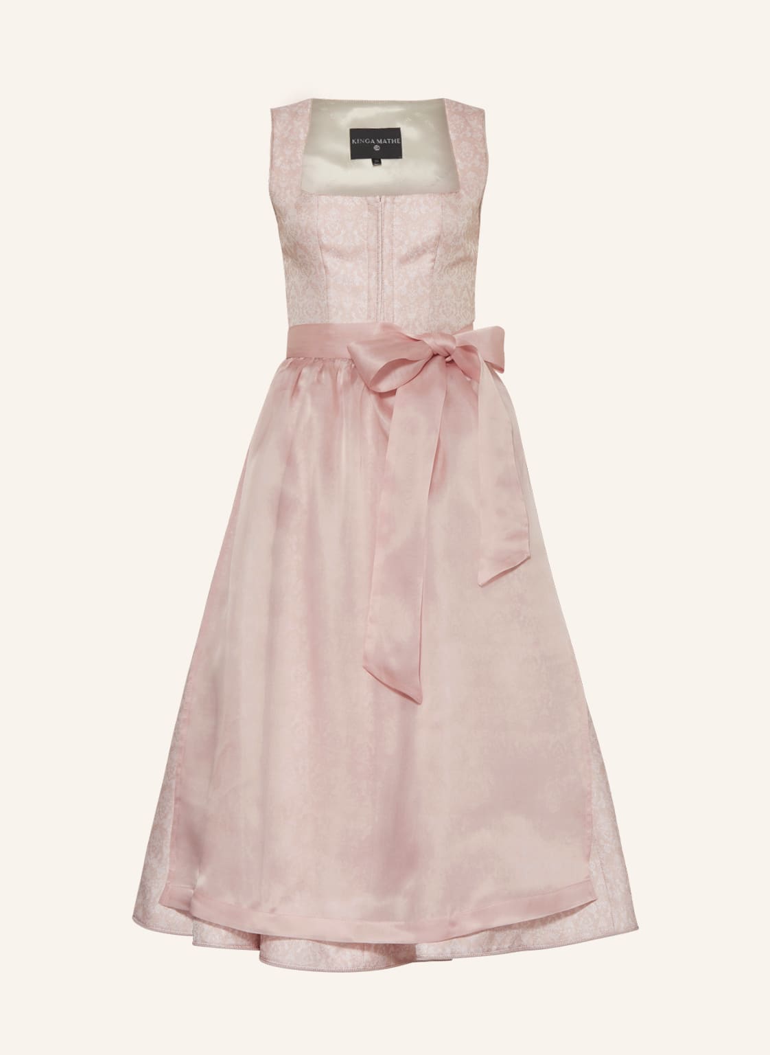 Image of Kinga Mathe Dirndl Senise Mit Seide rosa
