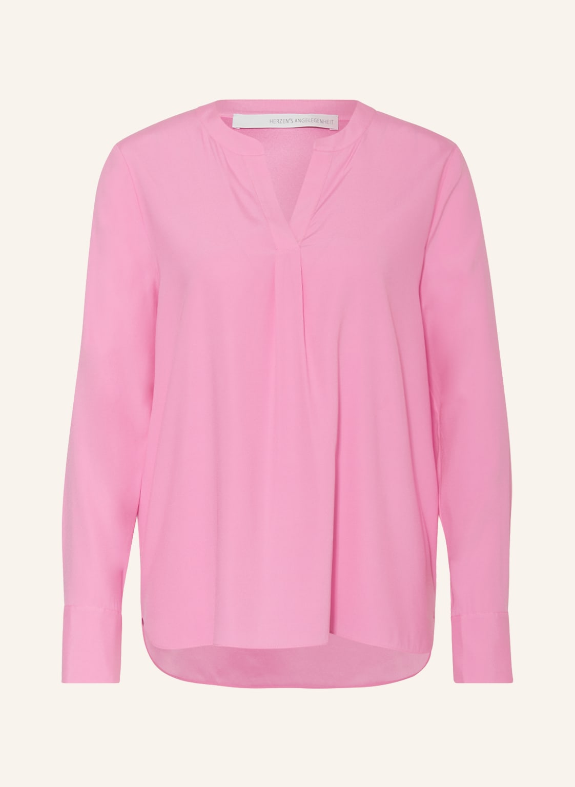 Image of Herzen's Angelegenheit Blusenshirt Aus Satin pink