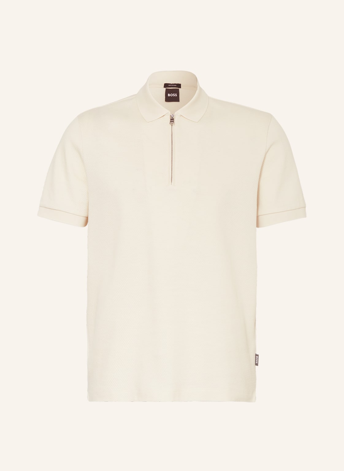 Image of Boss Jersey-Poloshirt Paras weiss