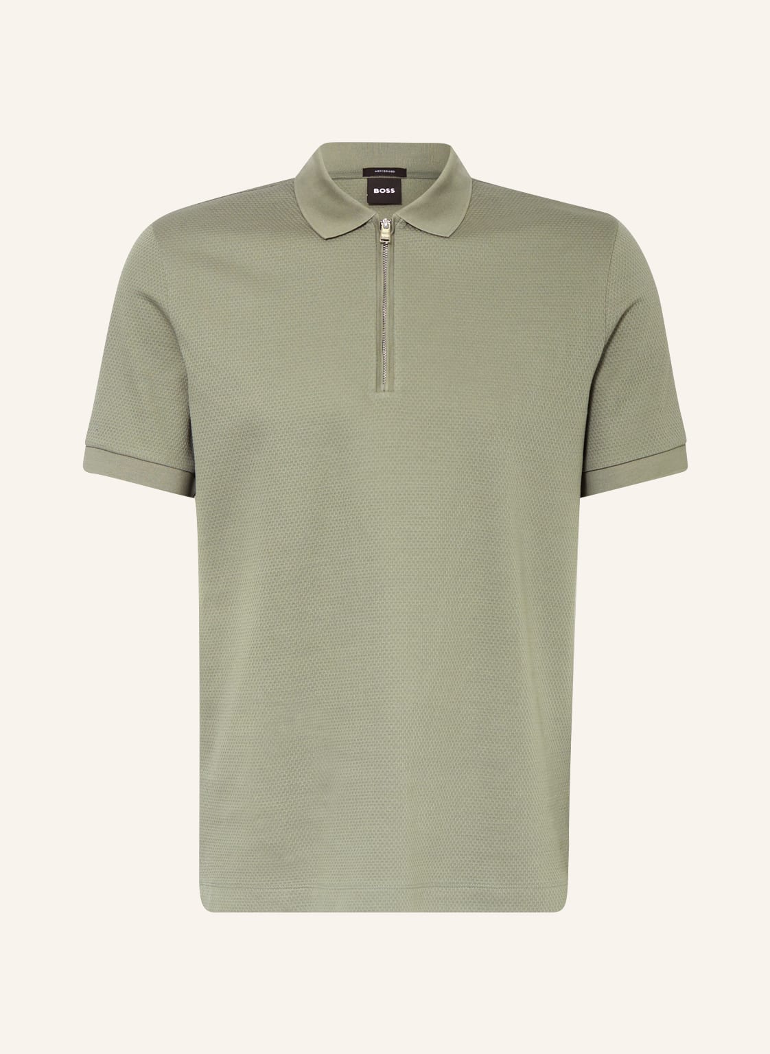 Image of Boss Jersey-Poloshirt Paras gruen