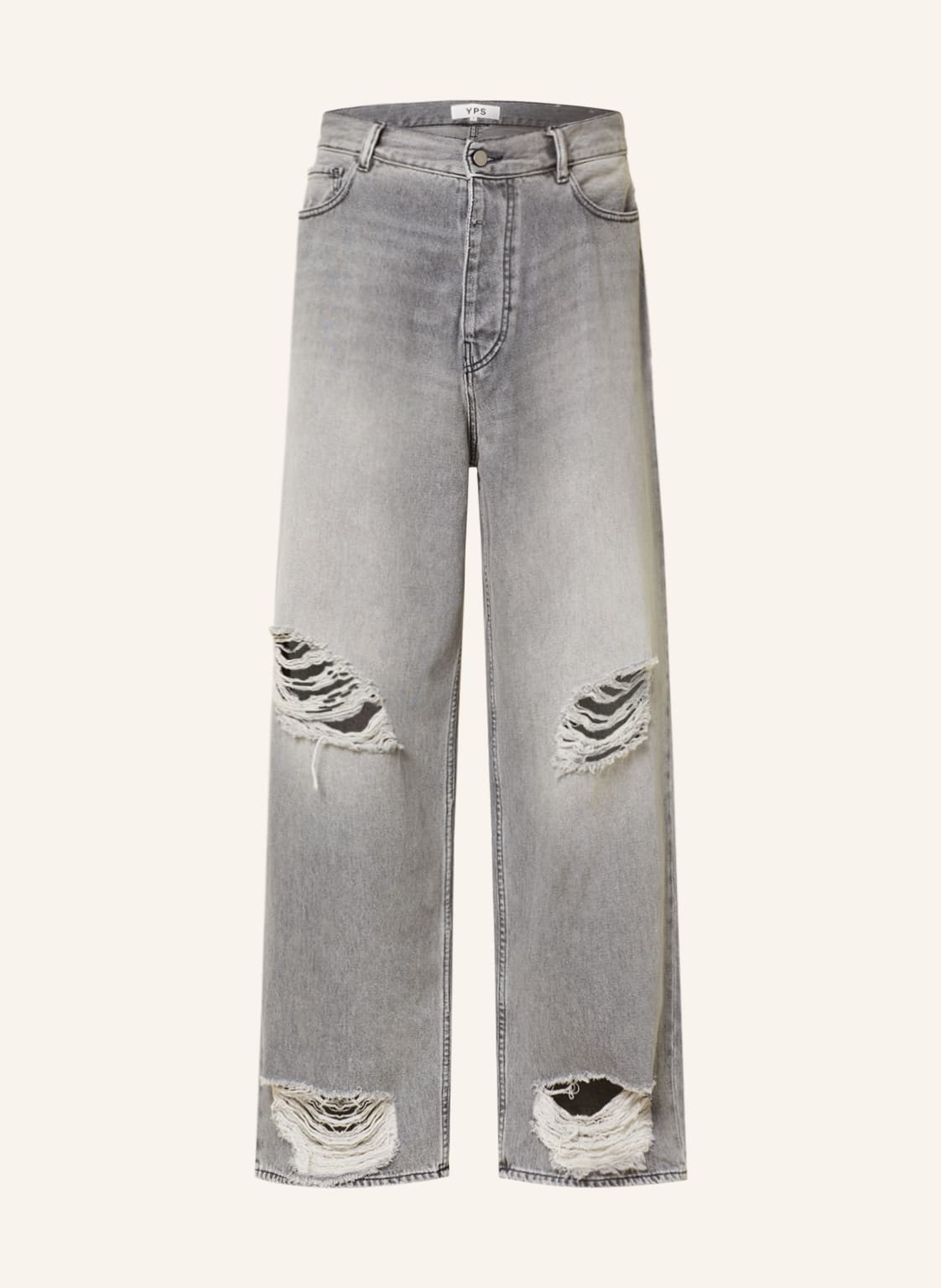 Image of Young Poets Jeans Ilja Denim 232 Loose Fit grau