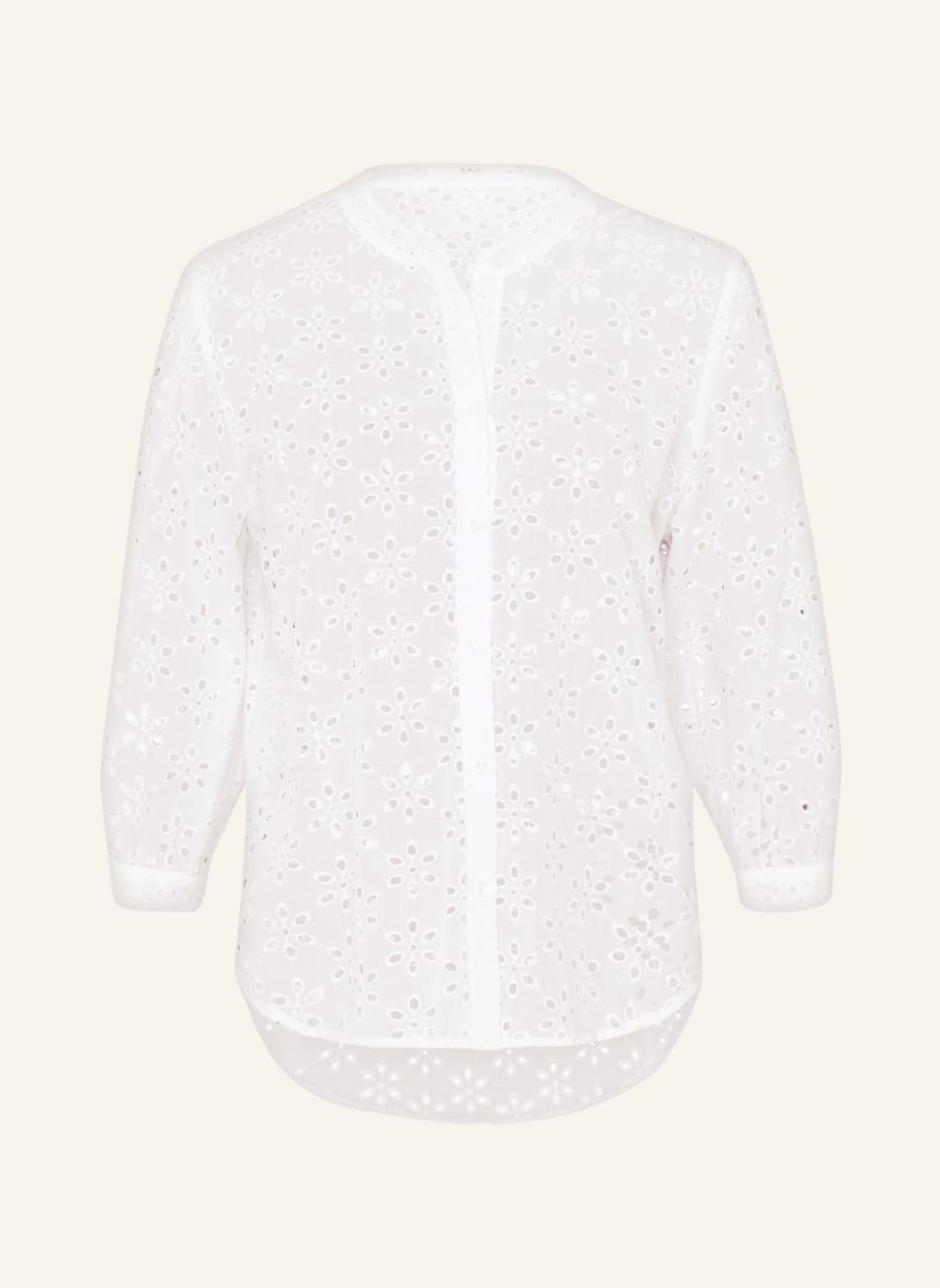 Image of Brax Bluse Velia Aus Lochspitze Mit 3/4-Arm weiss