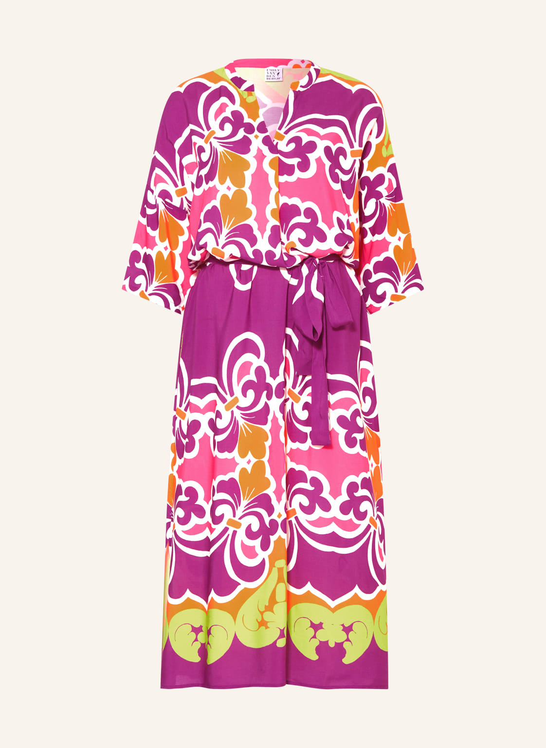 Image of Emily Van Den Bergh Kleid Mit 3/4-Arm violett