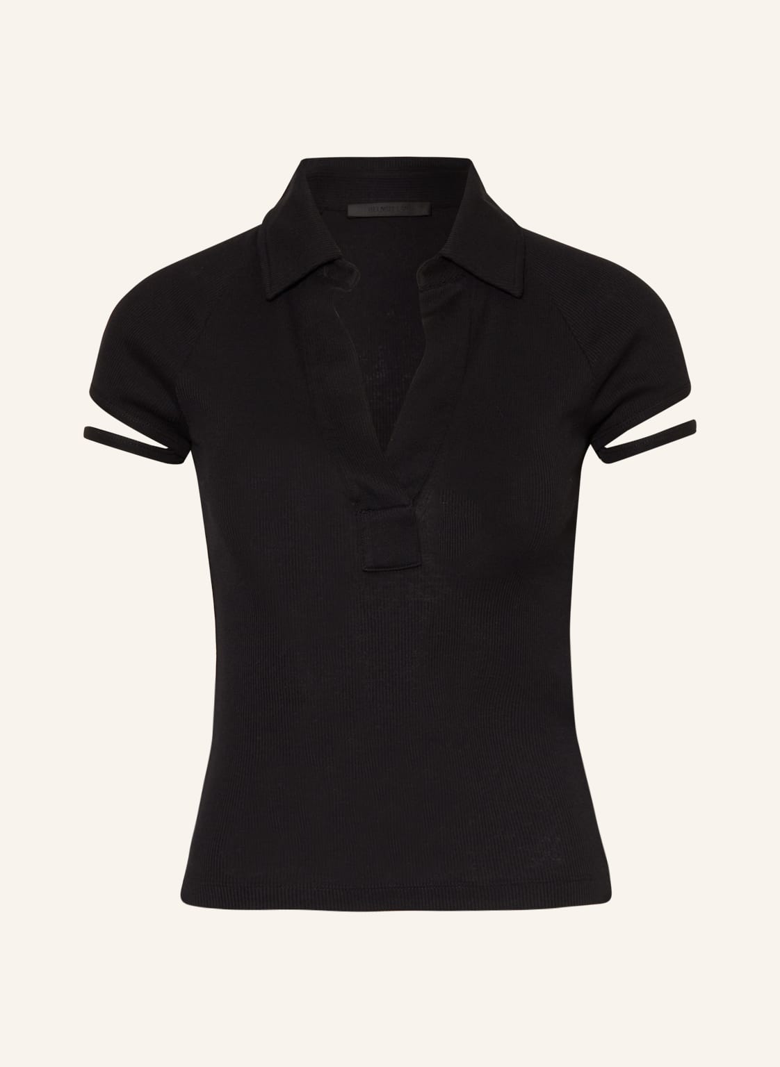 Image of Helmut Lang Jersey-Poloshirt schwarz