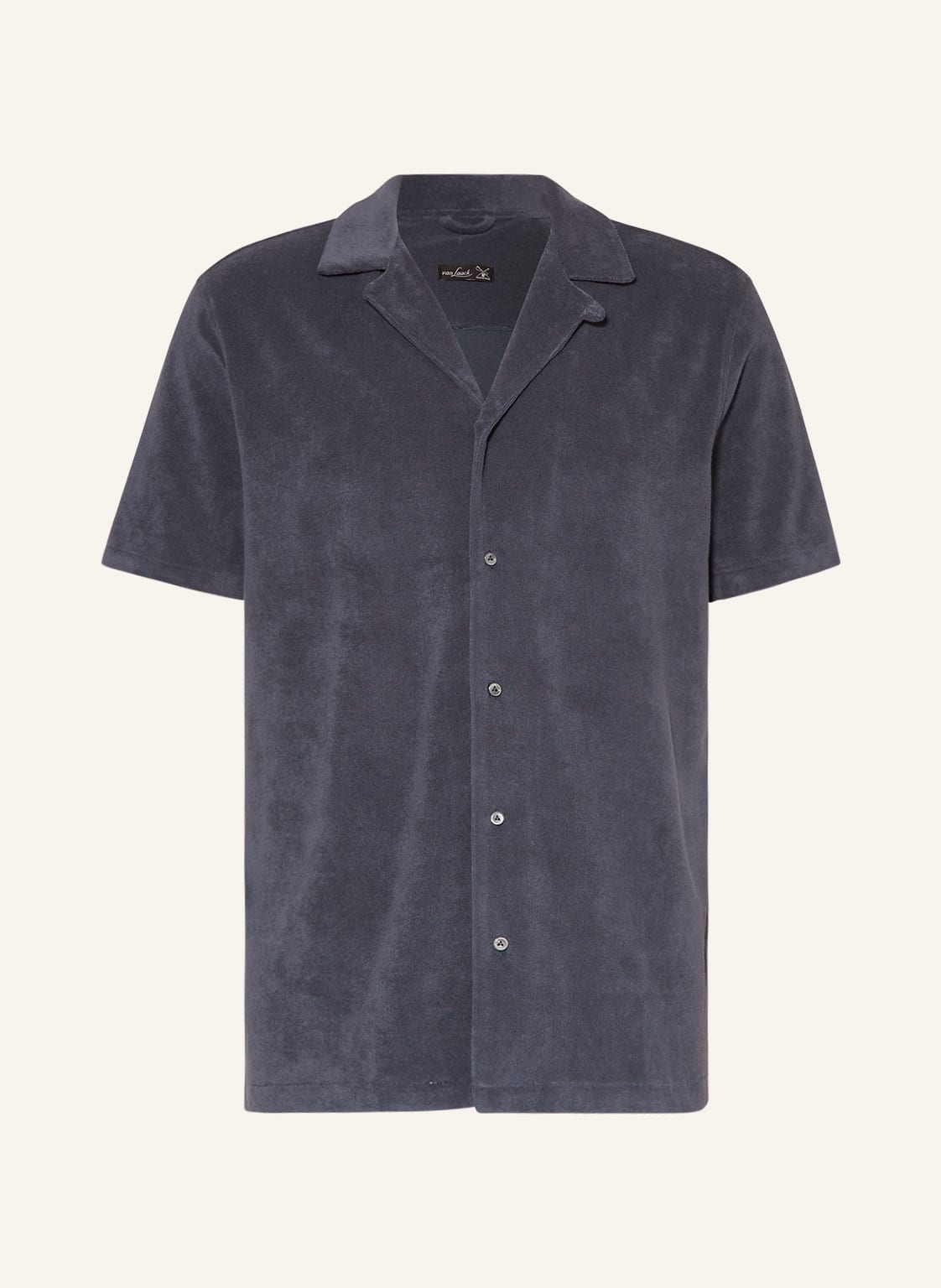 Image of Van Laack Resorthemd Pibos Regular Fit Aus Frottee blau