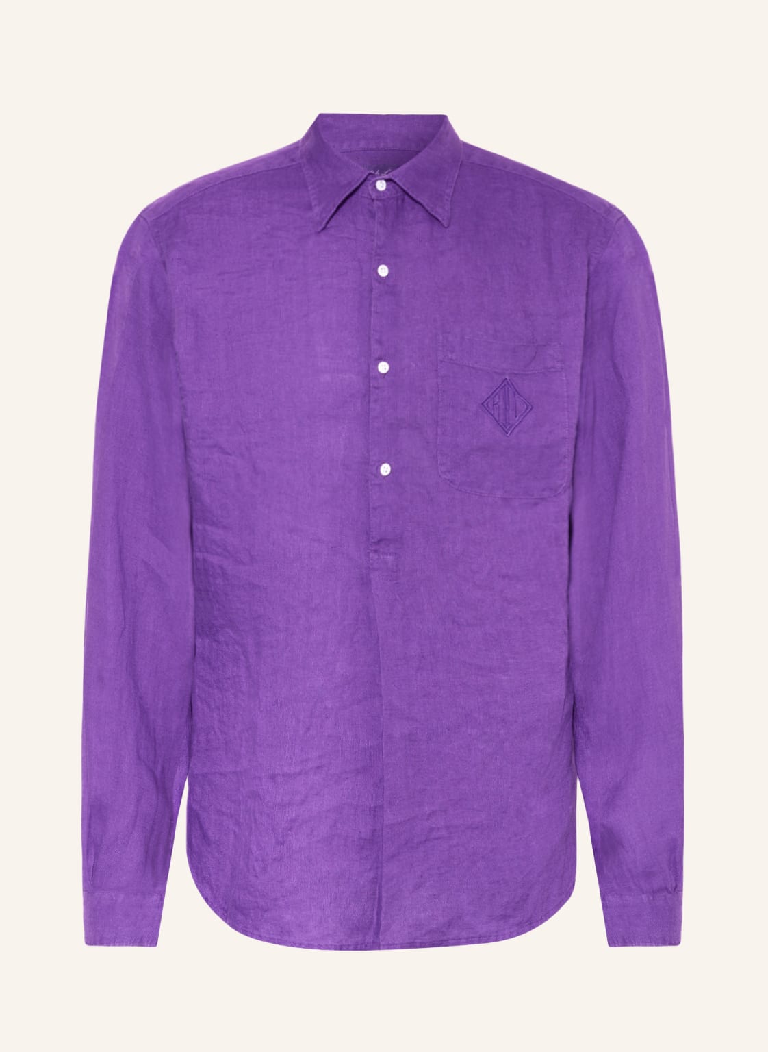 Image of Ralph Lauren Purple Label Leinenhemd Comfort Fit violett