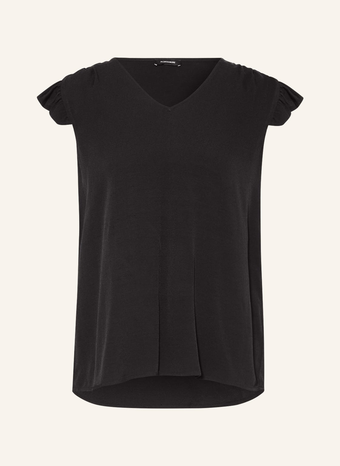 Image of More & More Blusenshirt Mit Rüschen schwarz