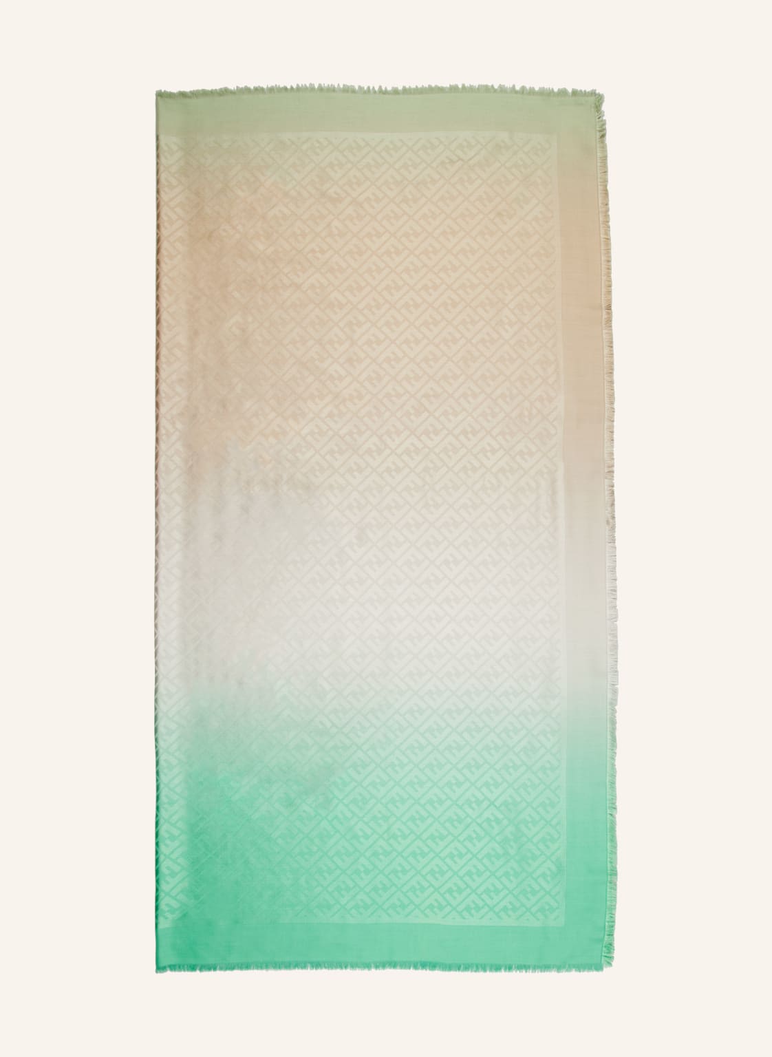 Image of Fendi Tuch Mit Seide gruen