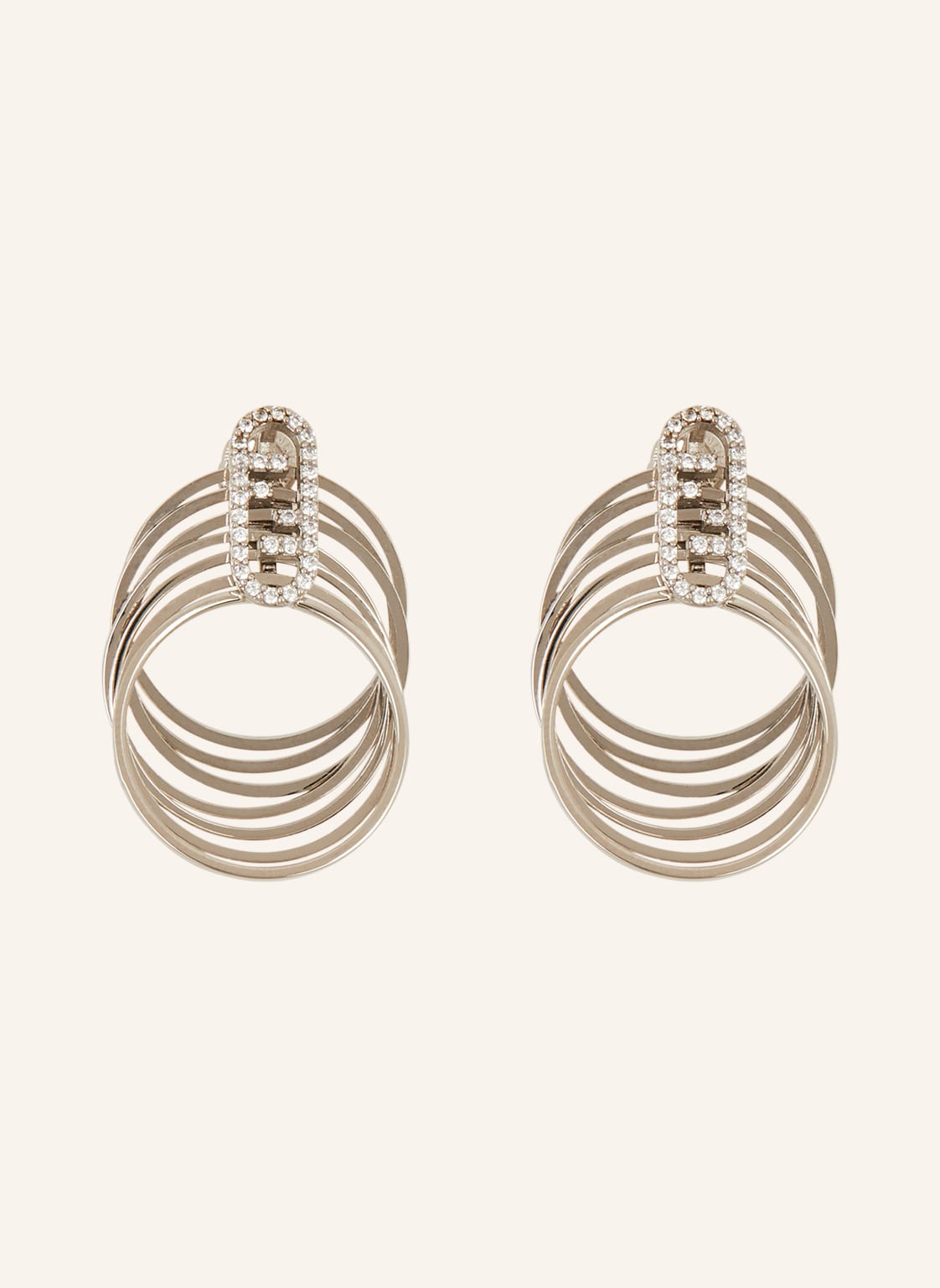 Image of Fendi Ohrhänger Olock silber