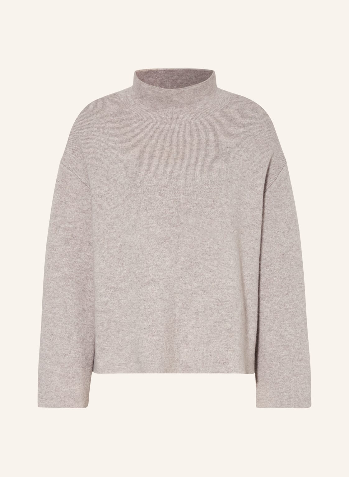 Image of Darling Harbour Oversized-Pullover Mit Cashmere grau