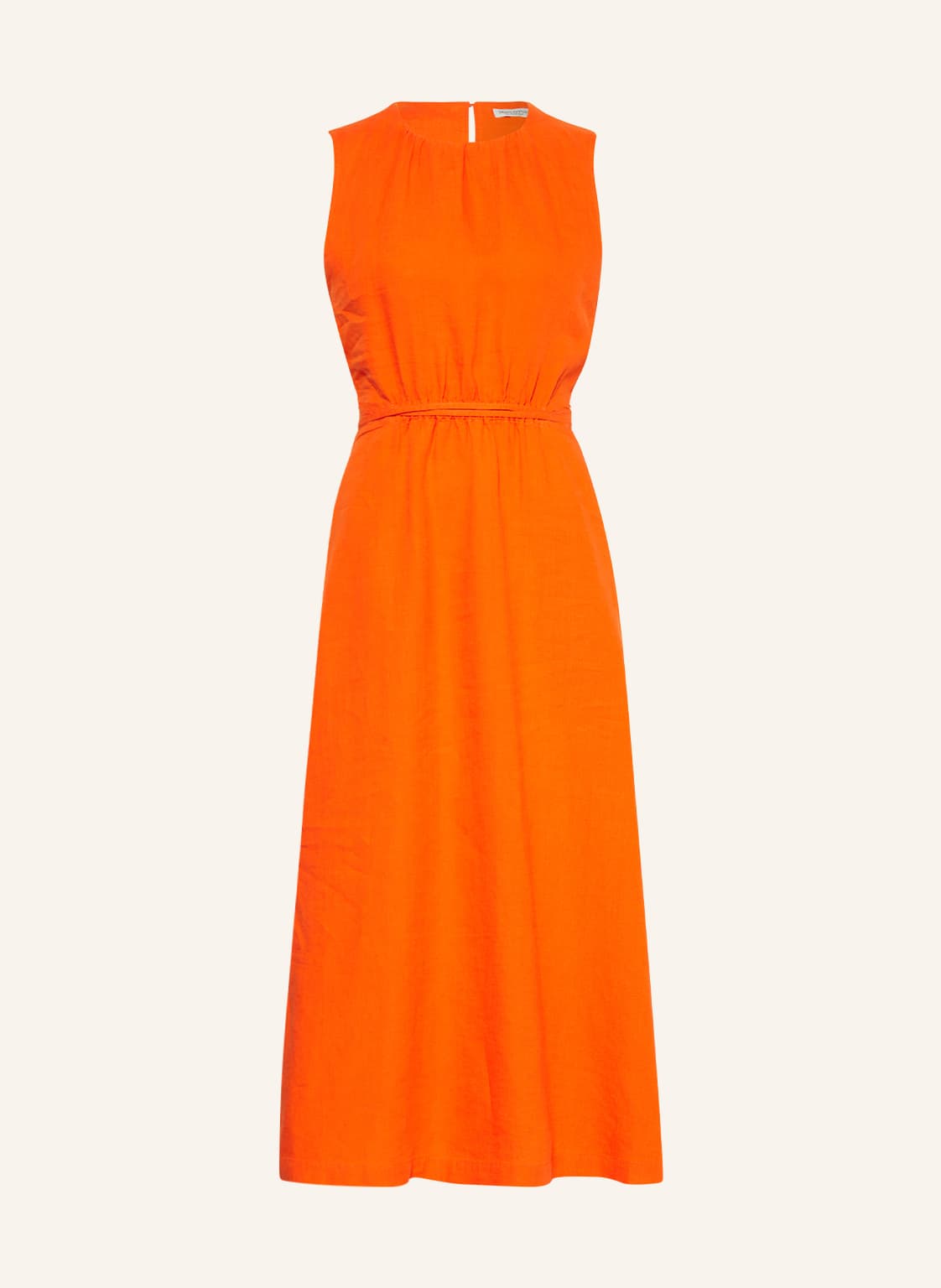 Image of Marc O'polo Leinenkleid Mit Cut-Out orange