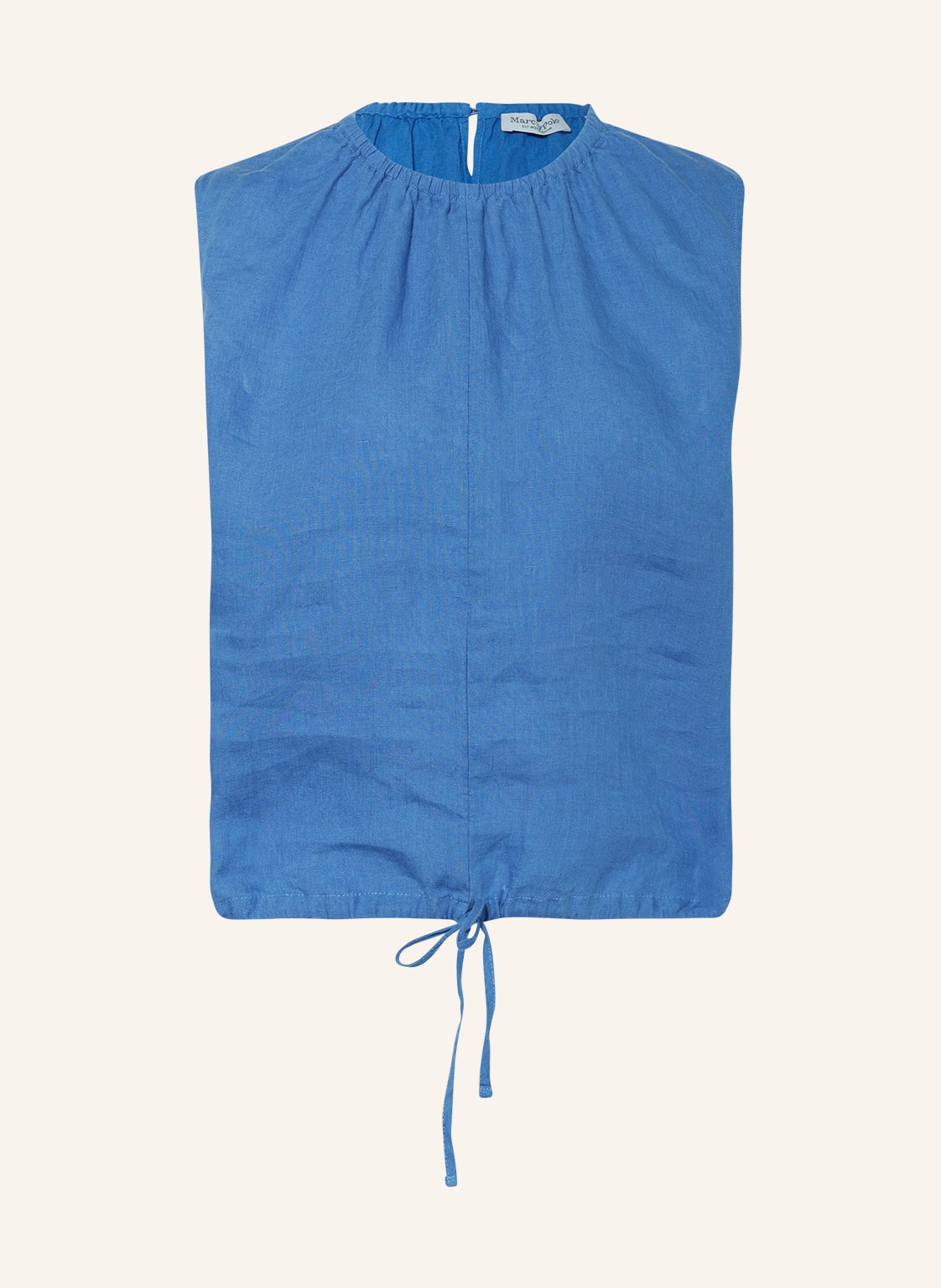 Image of Marc O'polo Blusentop Aus Leinen blau