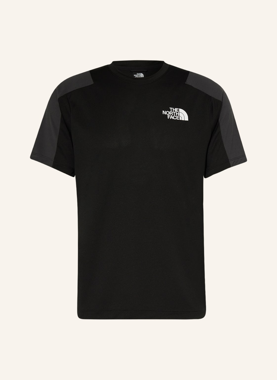 Image of The North Face T-Shirt Aus Mesh schwarz