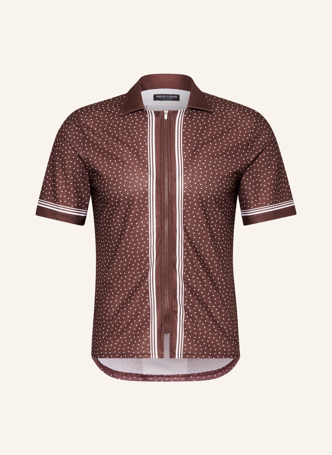 Image of Café Du Cycliste Radtrikot Claudine braun