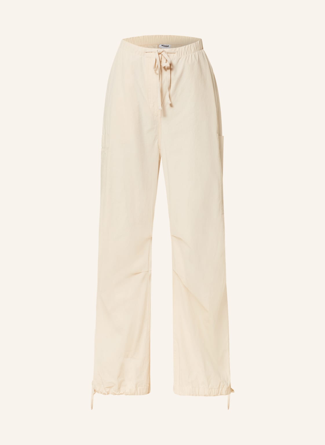 Image of Weekday Cargohose Skyler beige