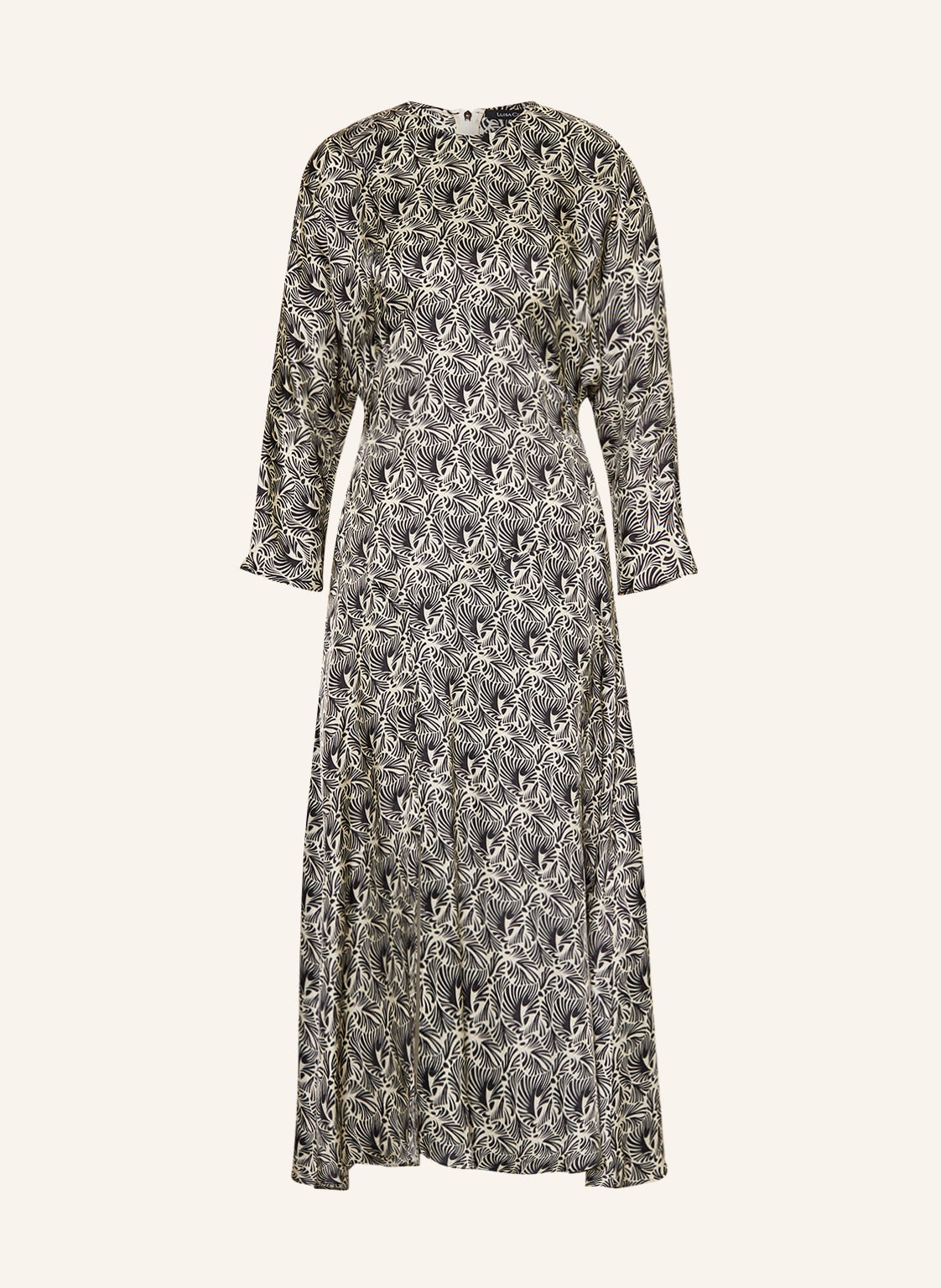 Image of Luisa Cerano Satinkleid schwarz