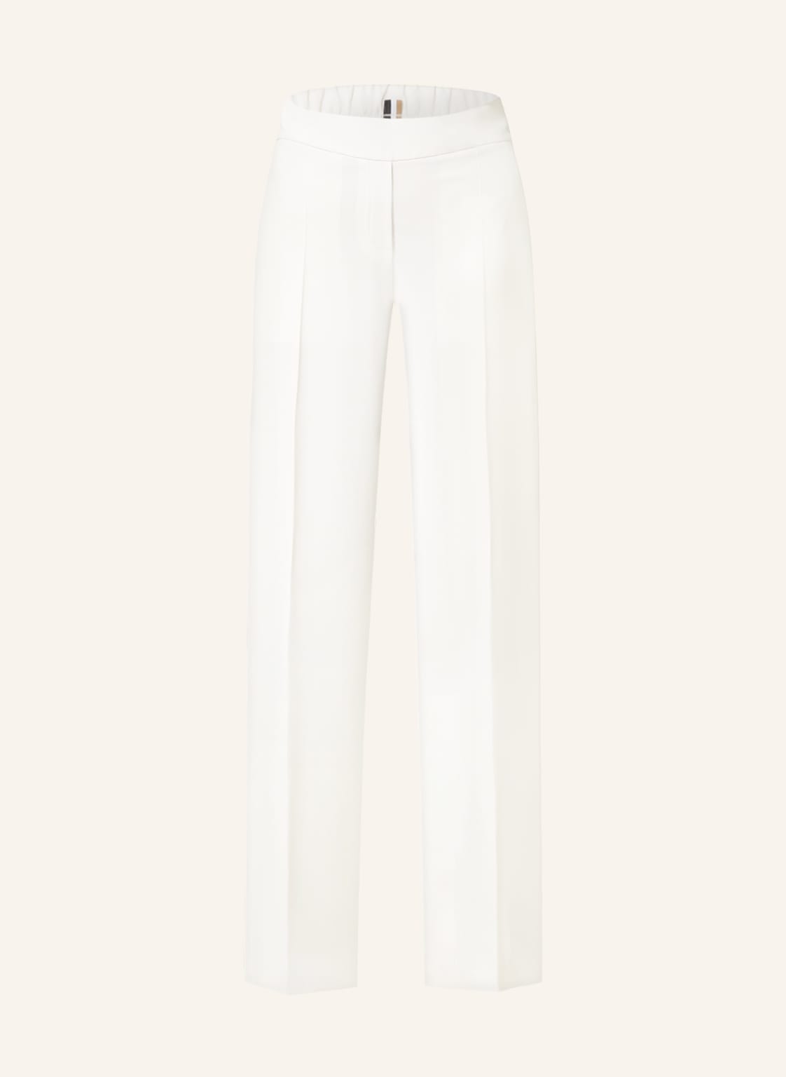 Image of Boss Marlenehose Tezuki Mit Galonstreifen weiss