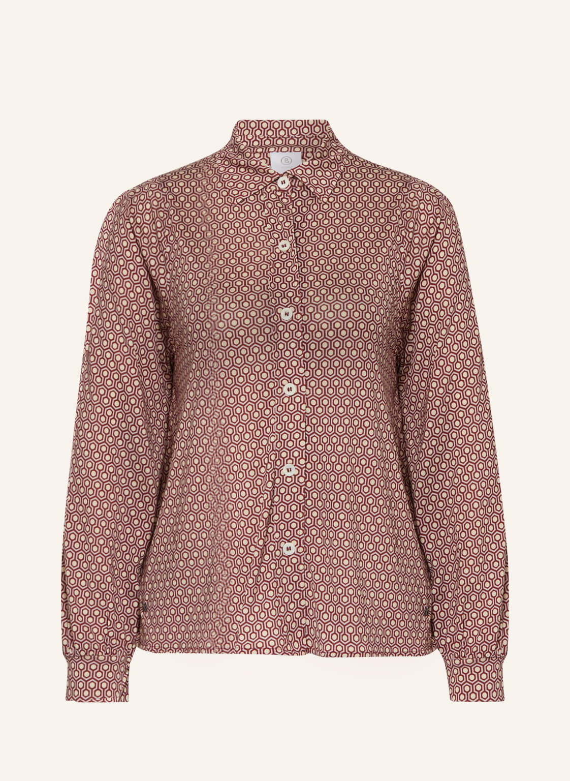 Image of Bogner Hemdbluse Kylie Aus Seide rot