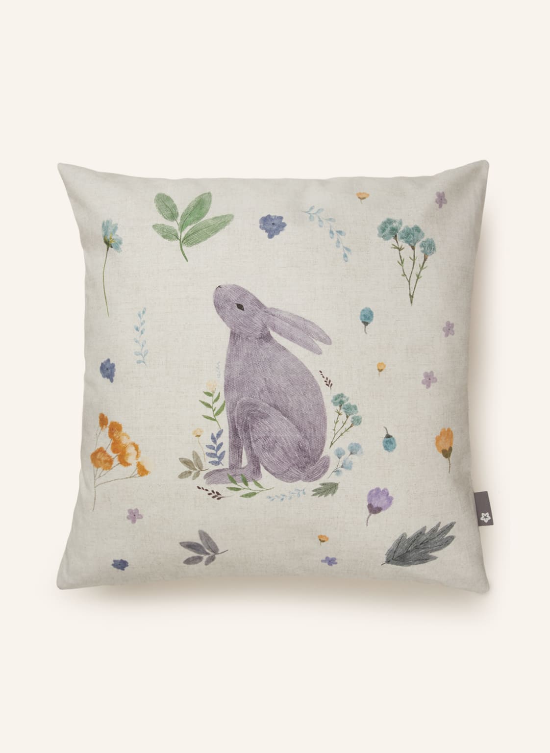 Image of Pichler Dekokissenhülle Blumennest beige