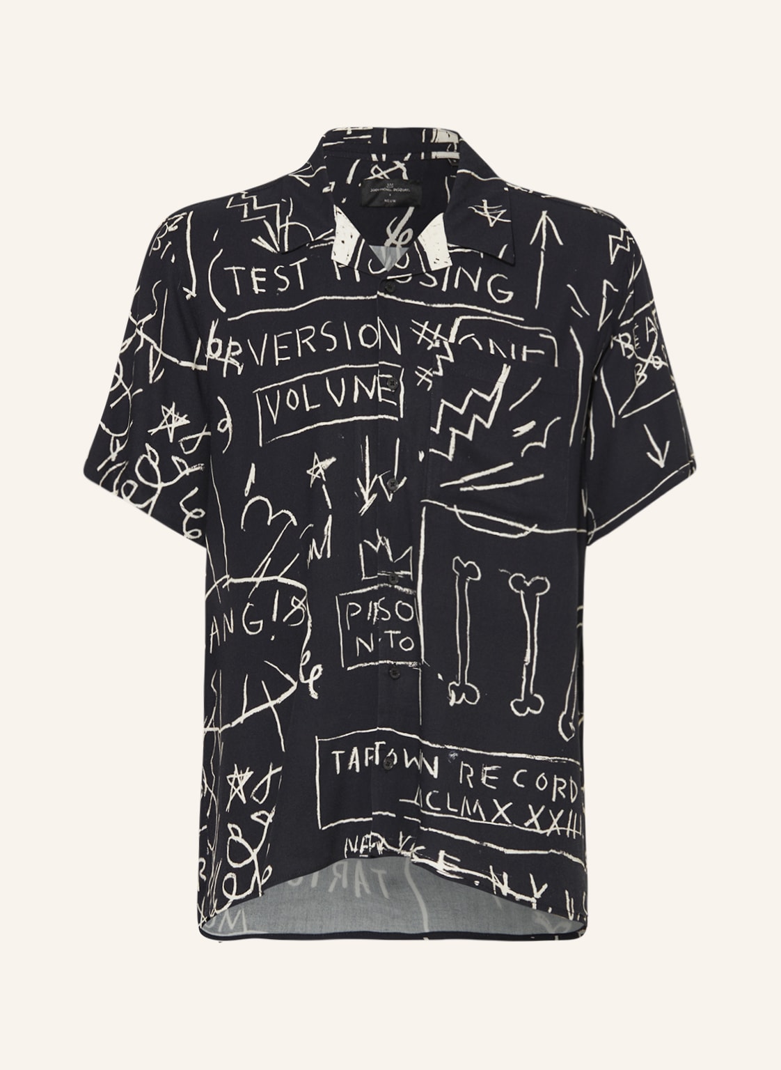 Image of Neuw Resorthemd Basquiat Comfort Fit schwarz