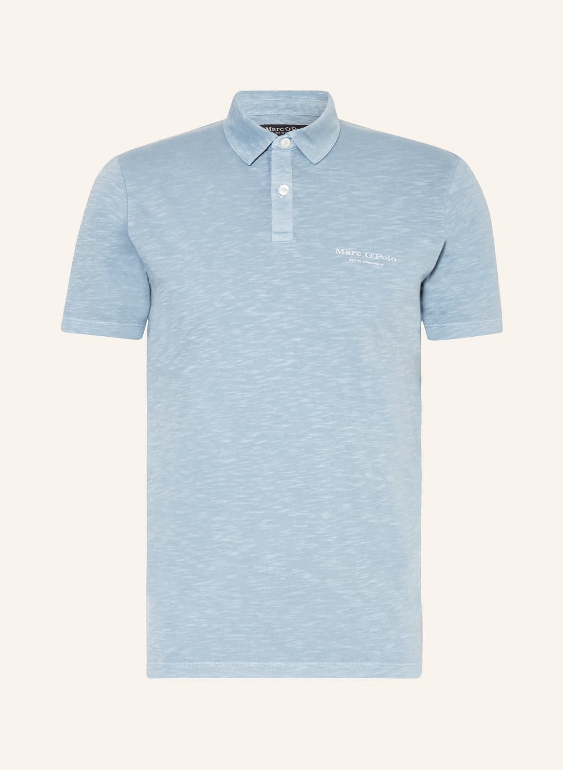 Image of Marc O'polo Jersey-Poloshirt Shaped Fit blau