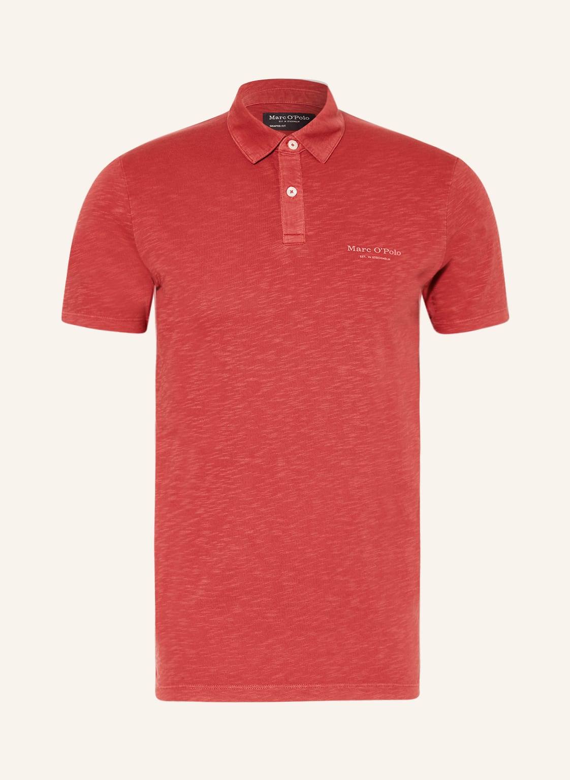 Image of Marc O'polo Jersey-Poloshirt Shaped Fit rot