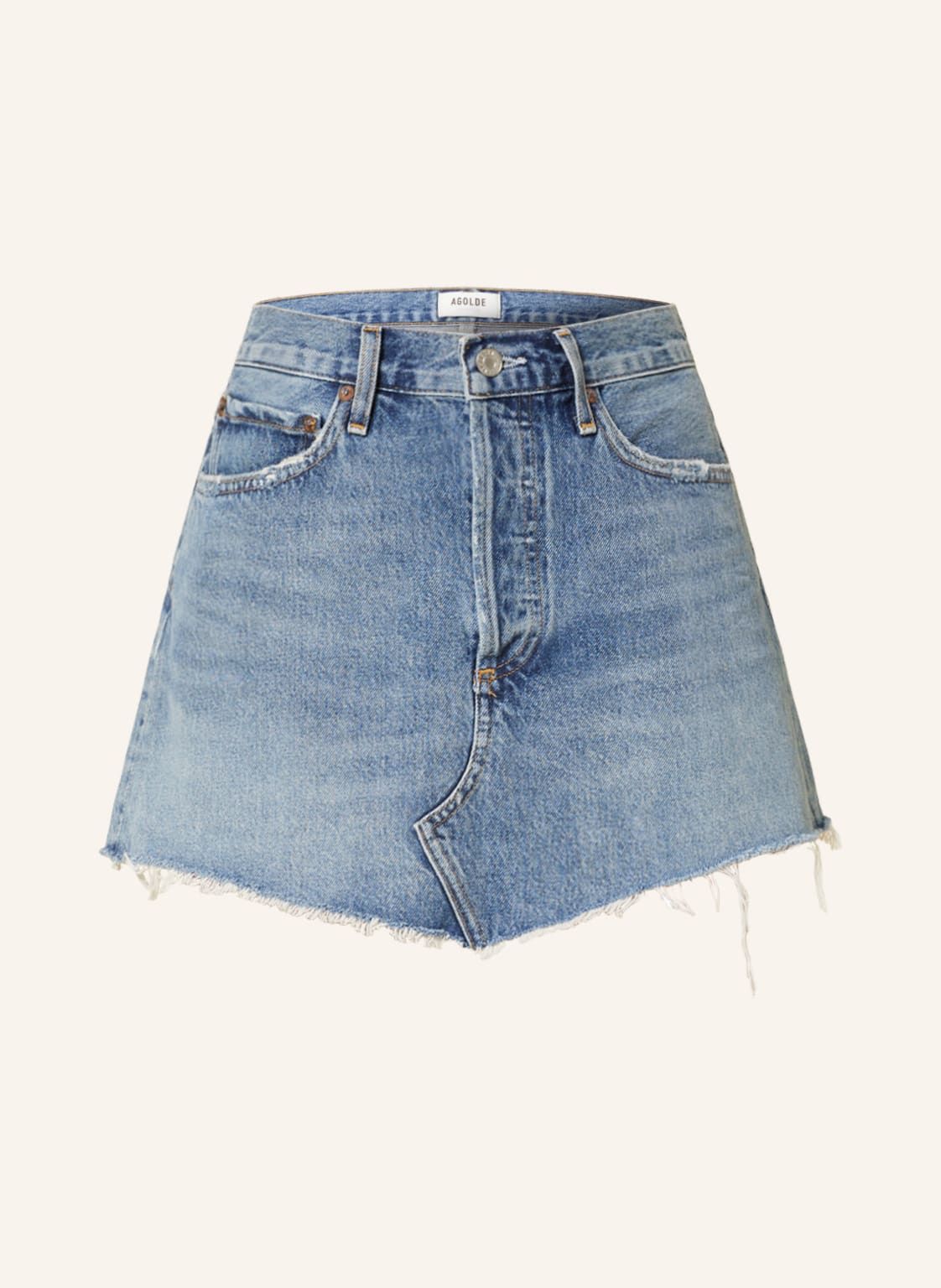 Image of Agolde Jeansrock Parker blau