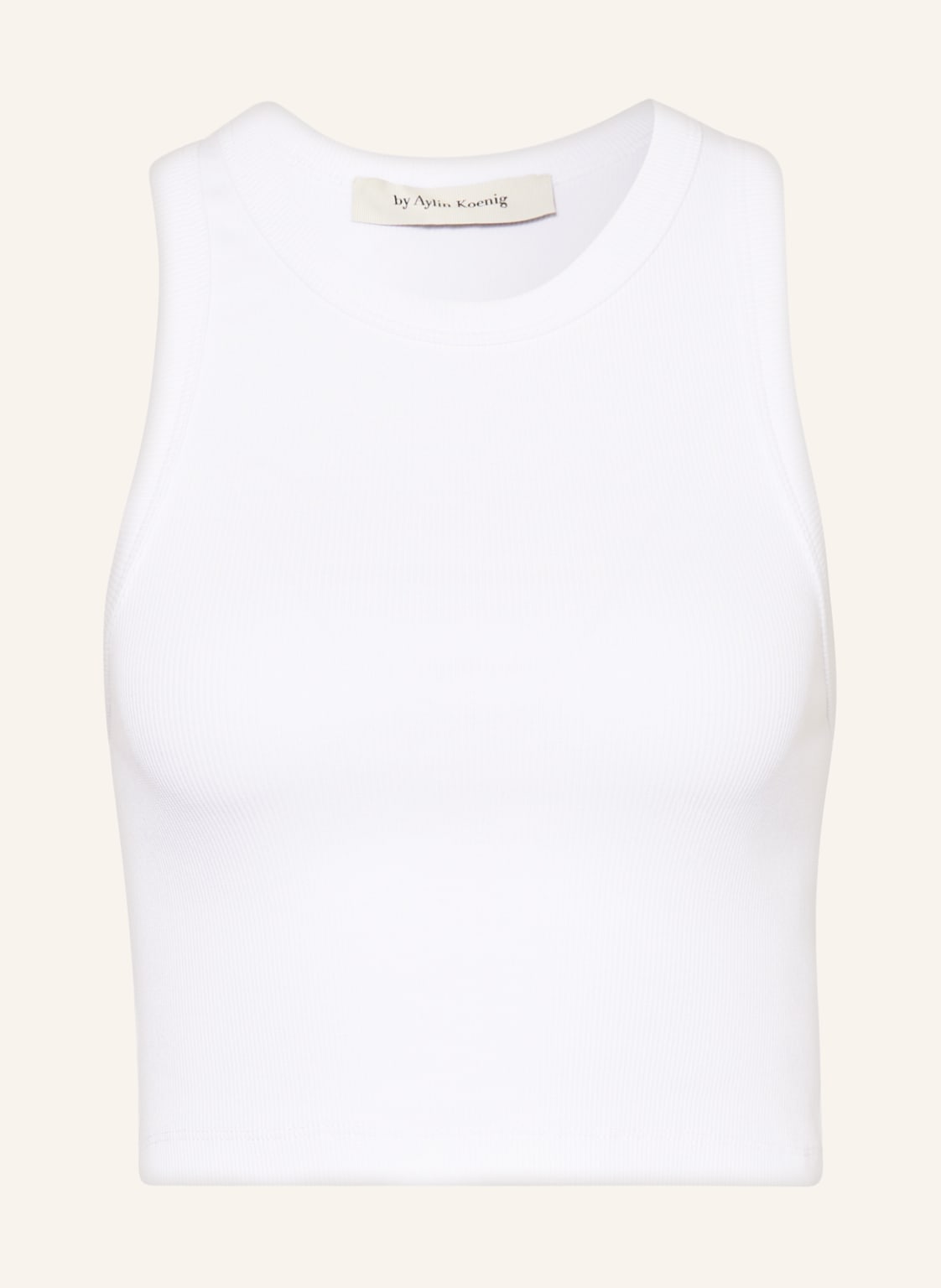 Image of By Aylin Koenig Cropped-Top Reyna weiss