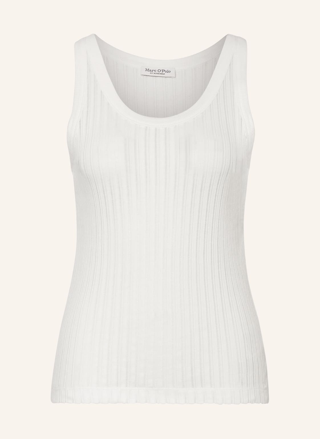 Image of Marc O'polo Tanktop Aus Strick weiss