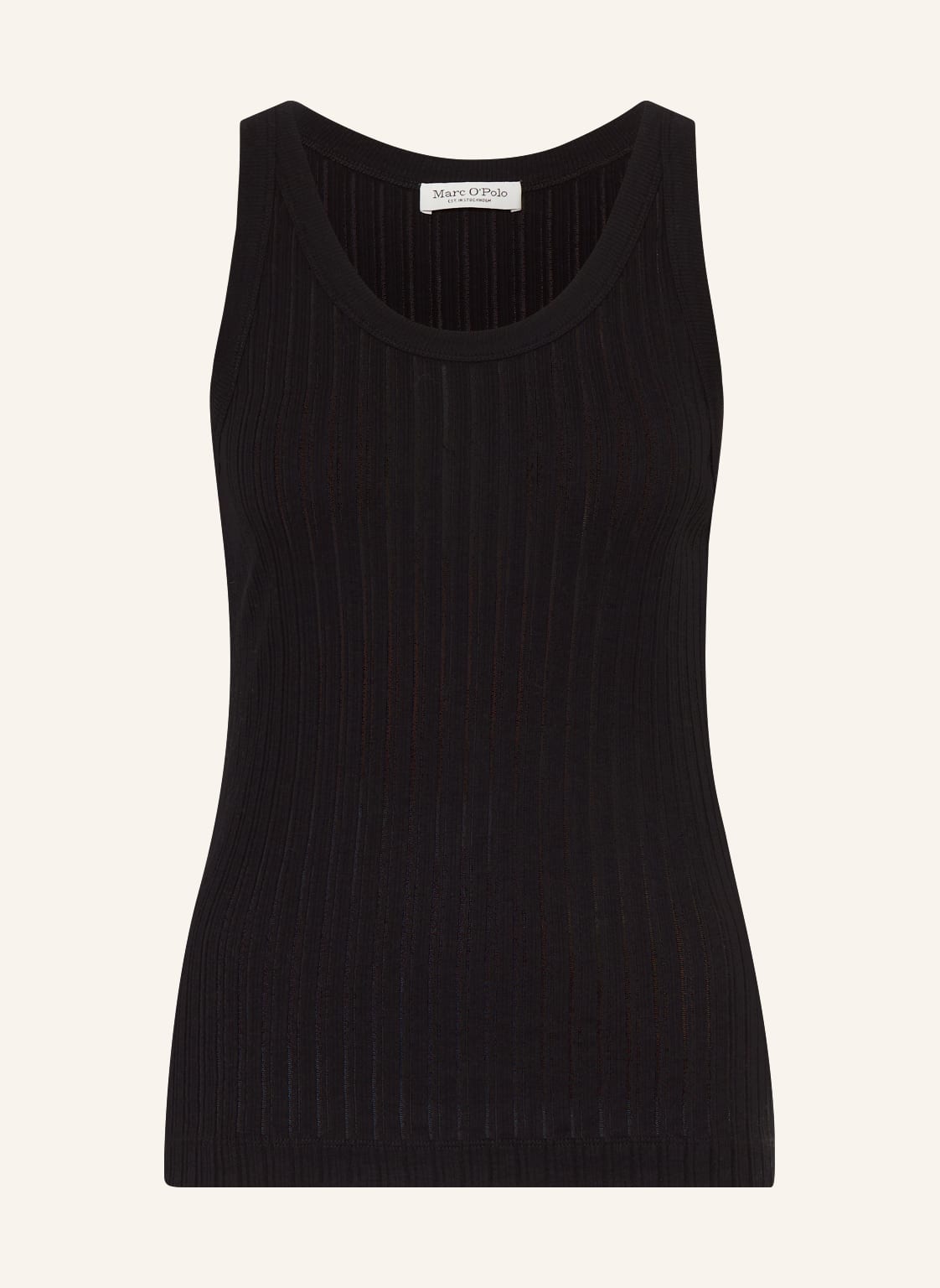 Image of Marc O'polo Tanktop Aus Strick schwarz